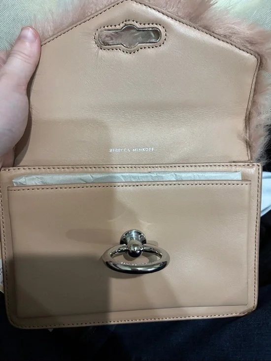 Rebecca Minkoff Doe Colored Faux Fur Crossbody - Picture 6 of 9